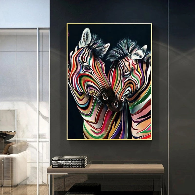 Tela astratta zebra