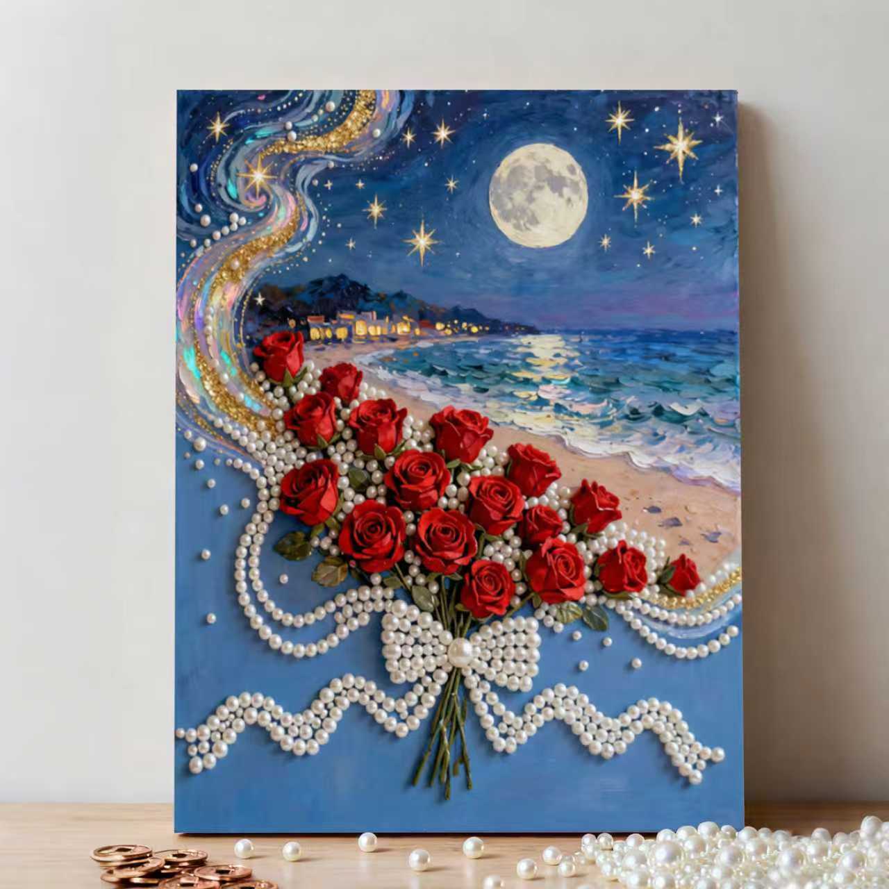 Quadro diamante fiori