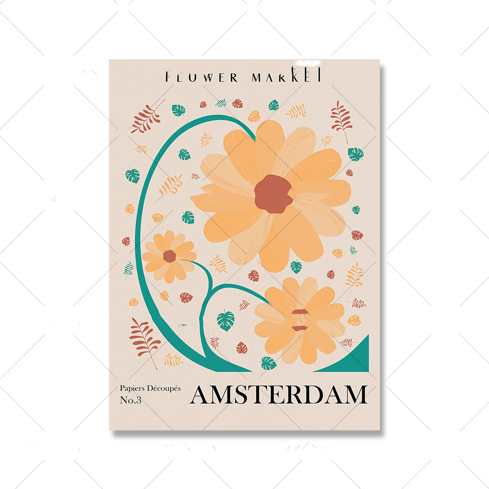 Poster Floreale Vintage