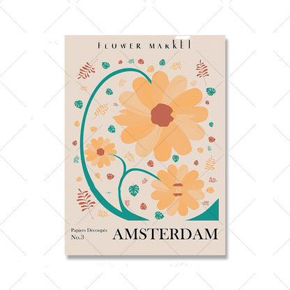 Poster Floreale Vintage
