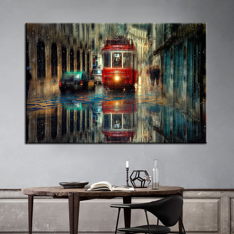 Quadro astratto urbano