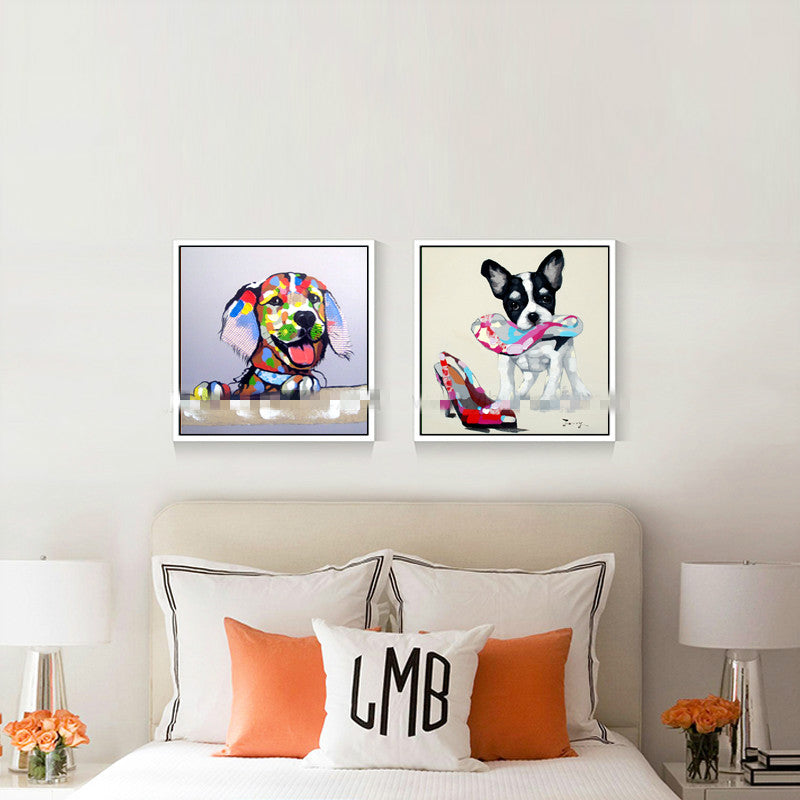 Quadro animali a mano