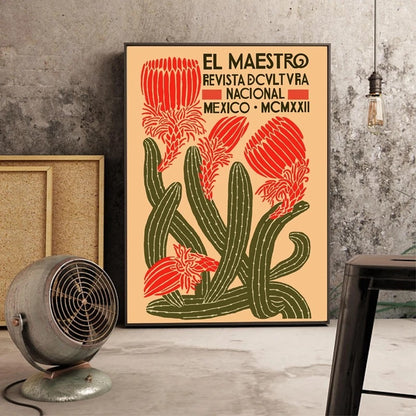 Poster fiori messicani