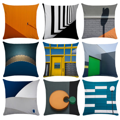 Federa astratta collezione design geometrici
