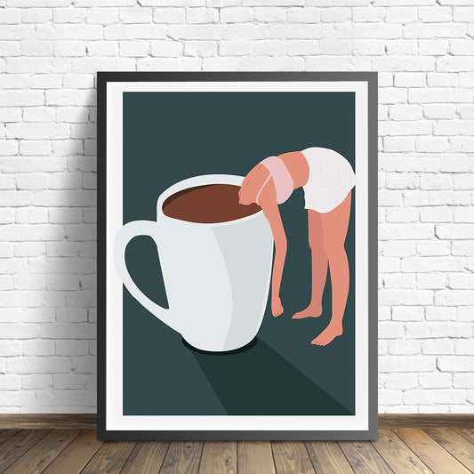 Quadro su tela Feci cartoon umoristiche
