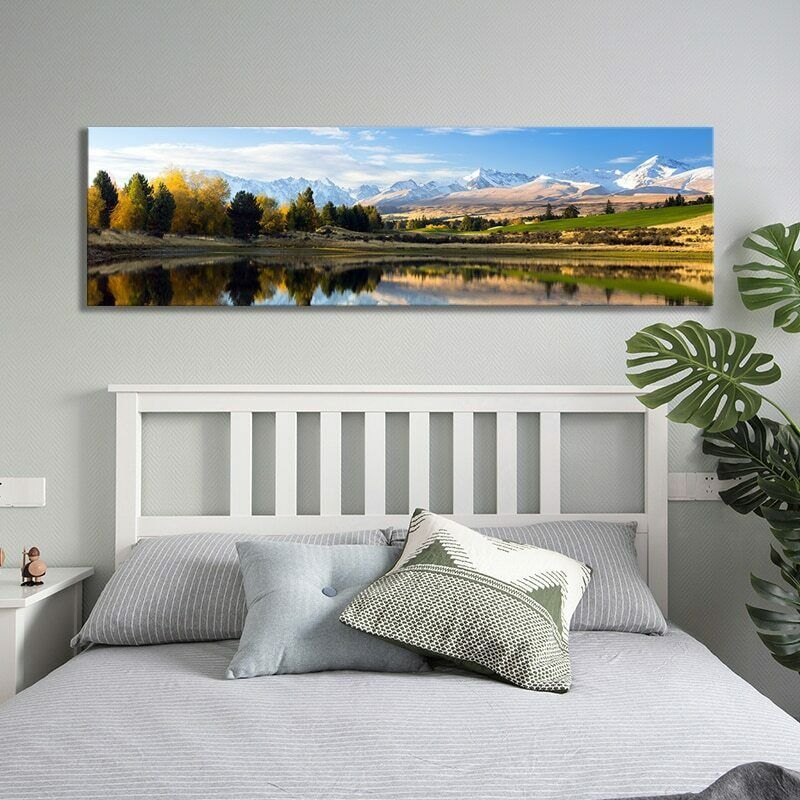 Quadro montagne e lago
