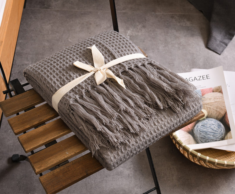 Coperta grigia piccola rilievo