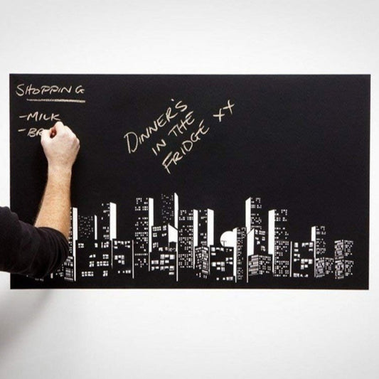 Adesivo murale Skyline con scritta