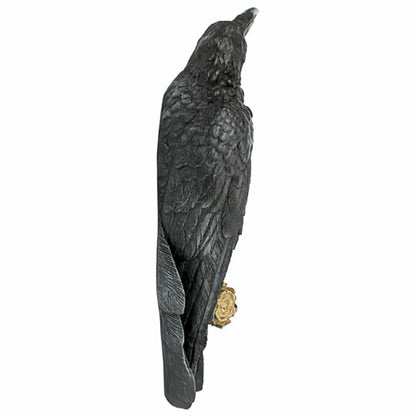 Scultura Corvo in Resina