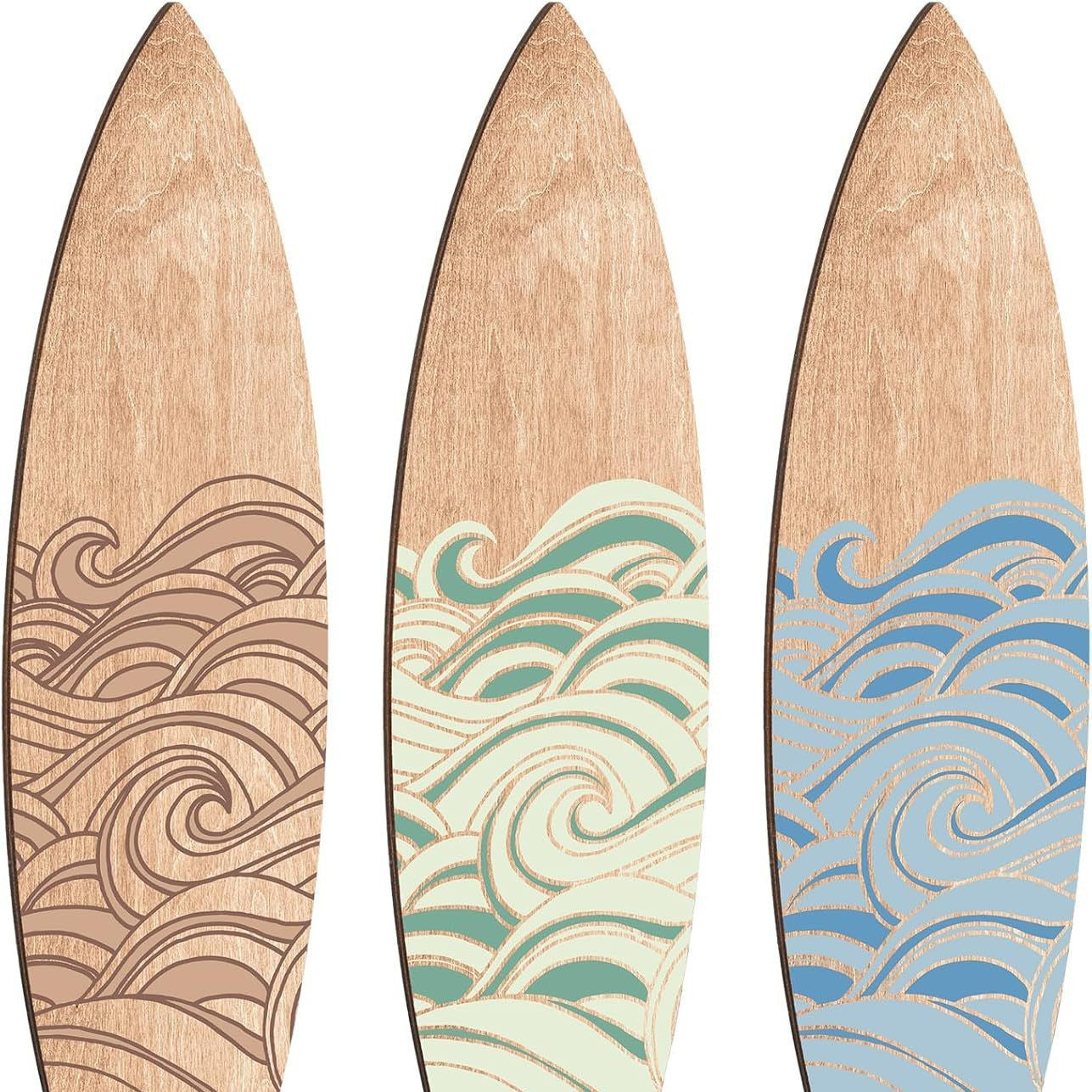 Decorazione legno spiaggia tre pezzi
