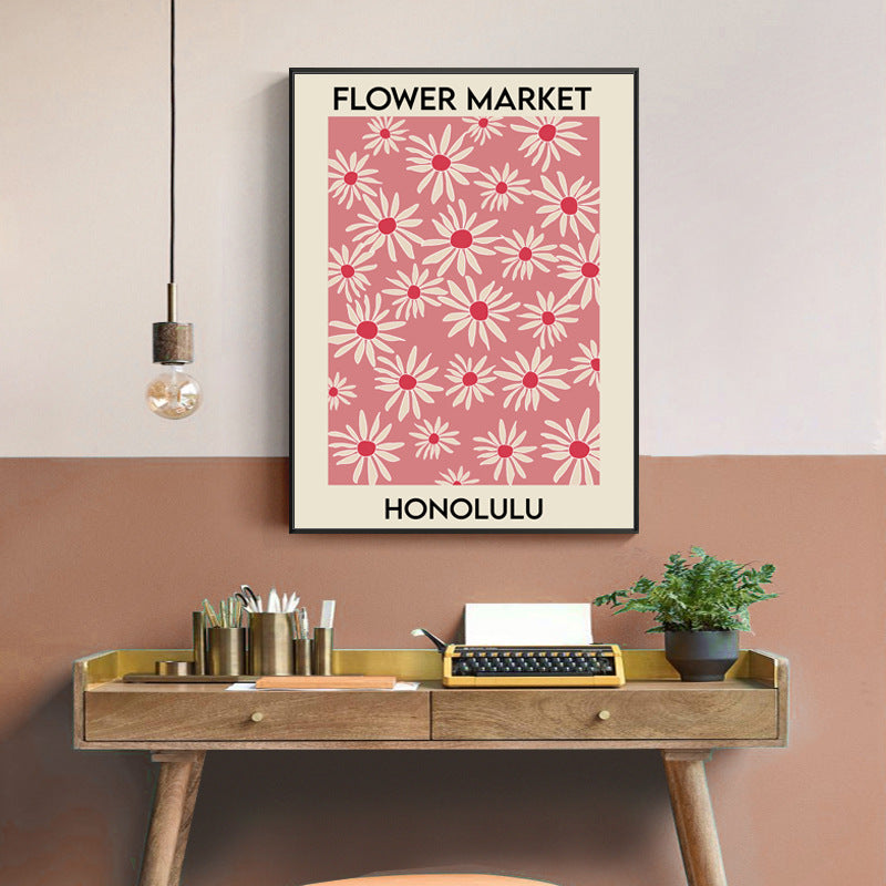 Quadro fiori astratto