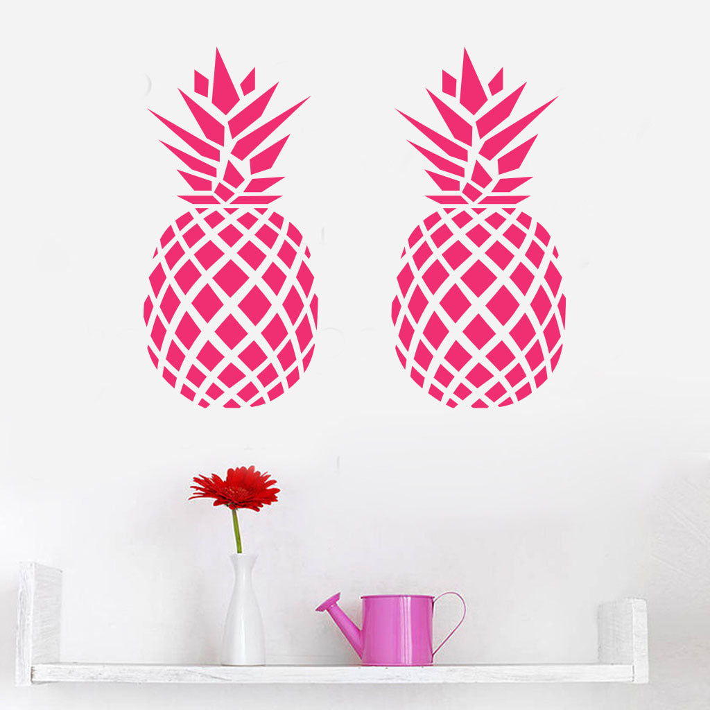 Adesivo murale Ananas colorato
