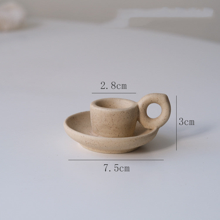 Portacandela ceramica retrò