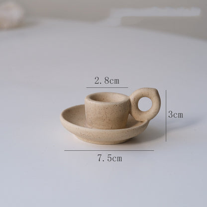 Portacandela ceramica retrò