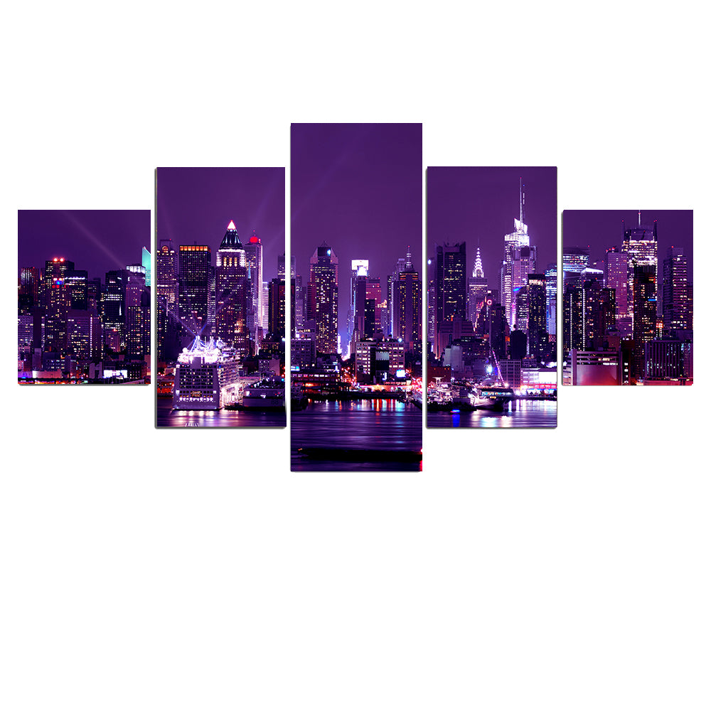 Tela Skyline Notturna
