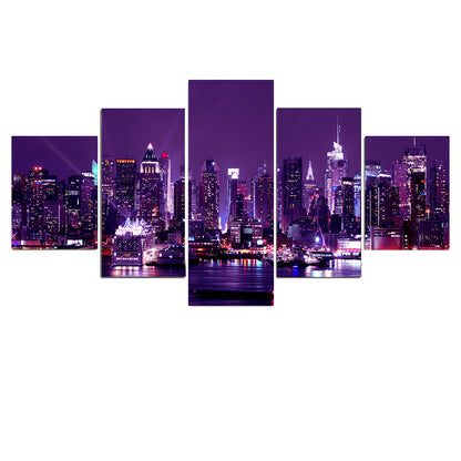 Tela Skyline Notturna