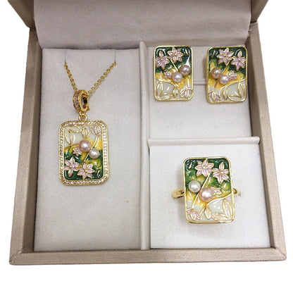 Collana Perla d'Acqua Dolce Giardino
