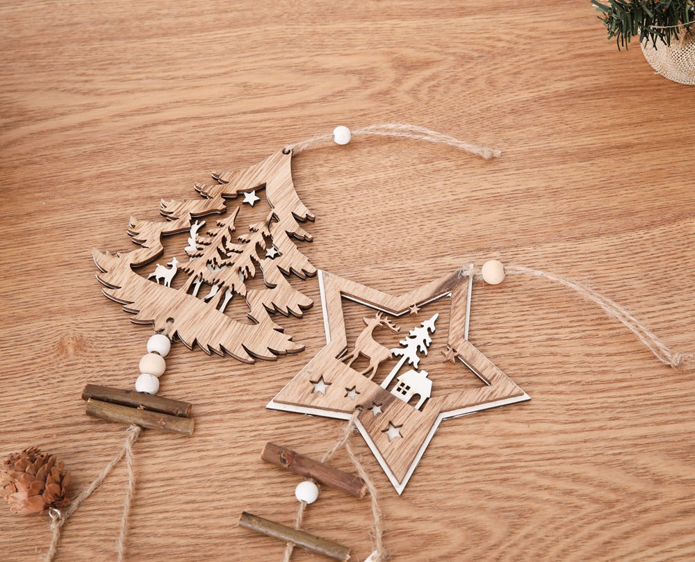 Ciondolo legno natale