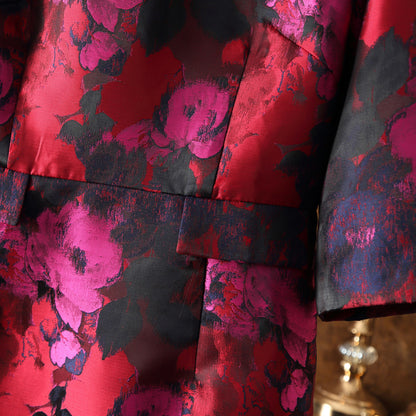 Abito Jacquard Dipinto