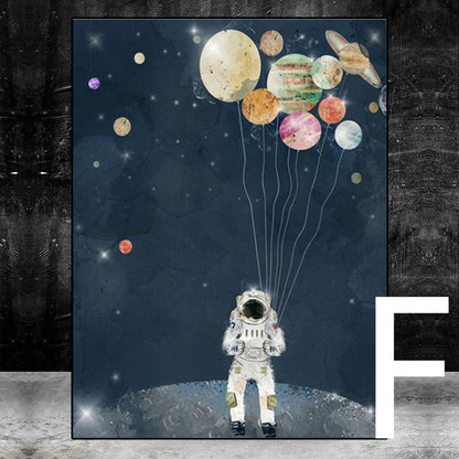 Quadro Spazio e Stelle