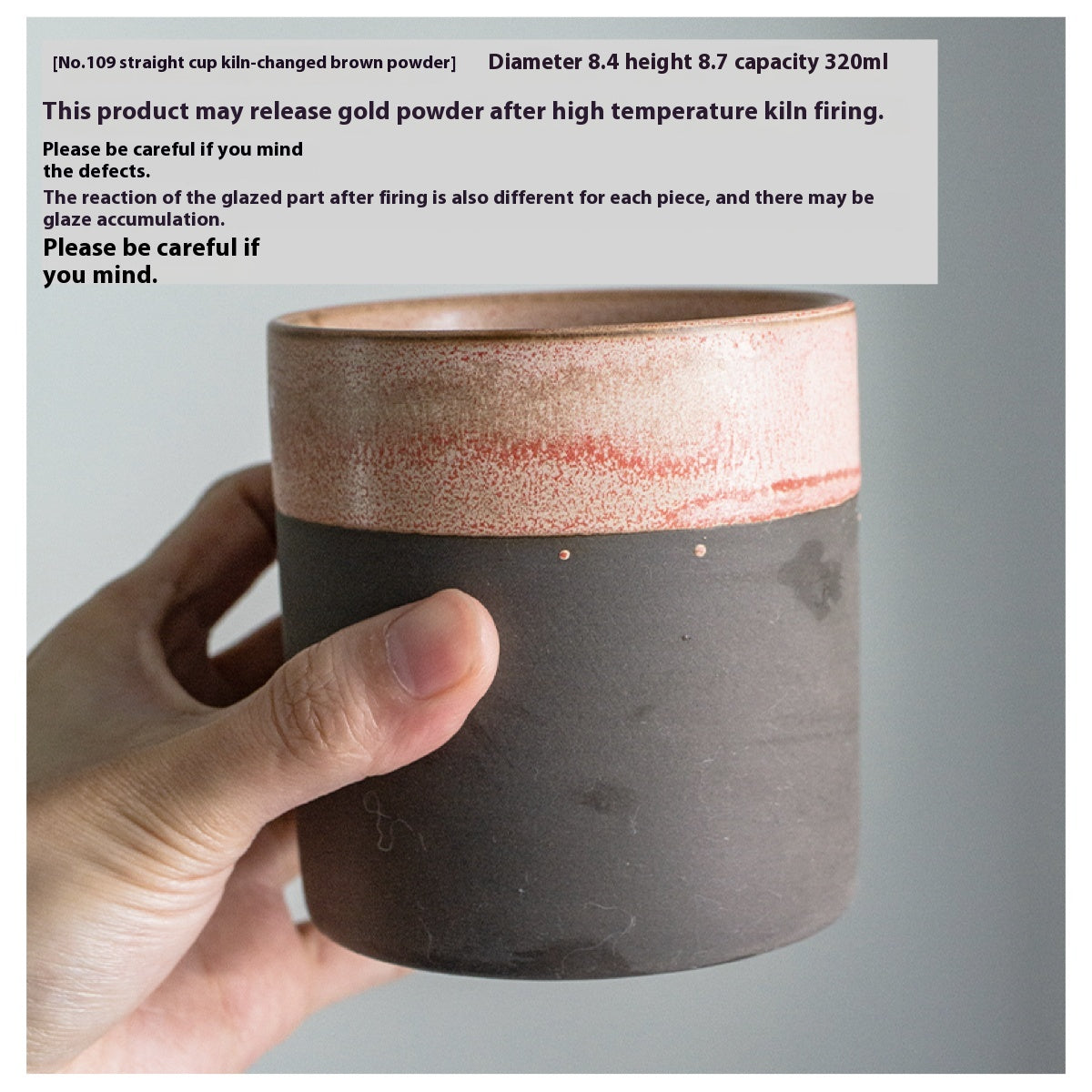 Tazza caffè senza manico