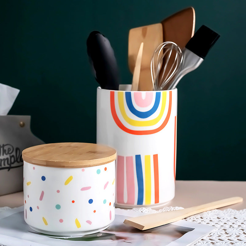Barattolo in ceramica nordico