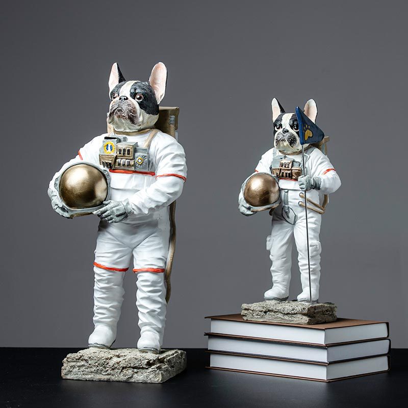 Statuetta cane ceramica