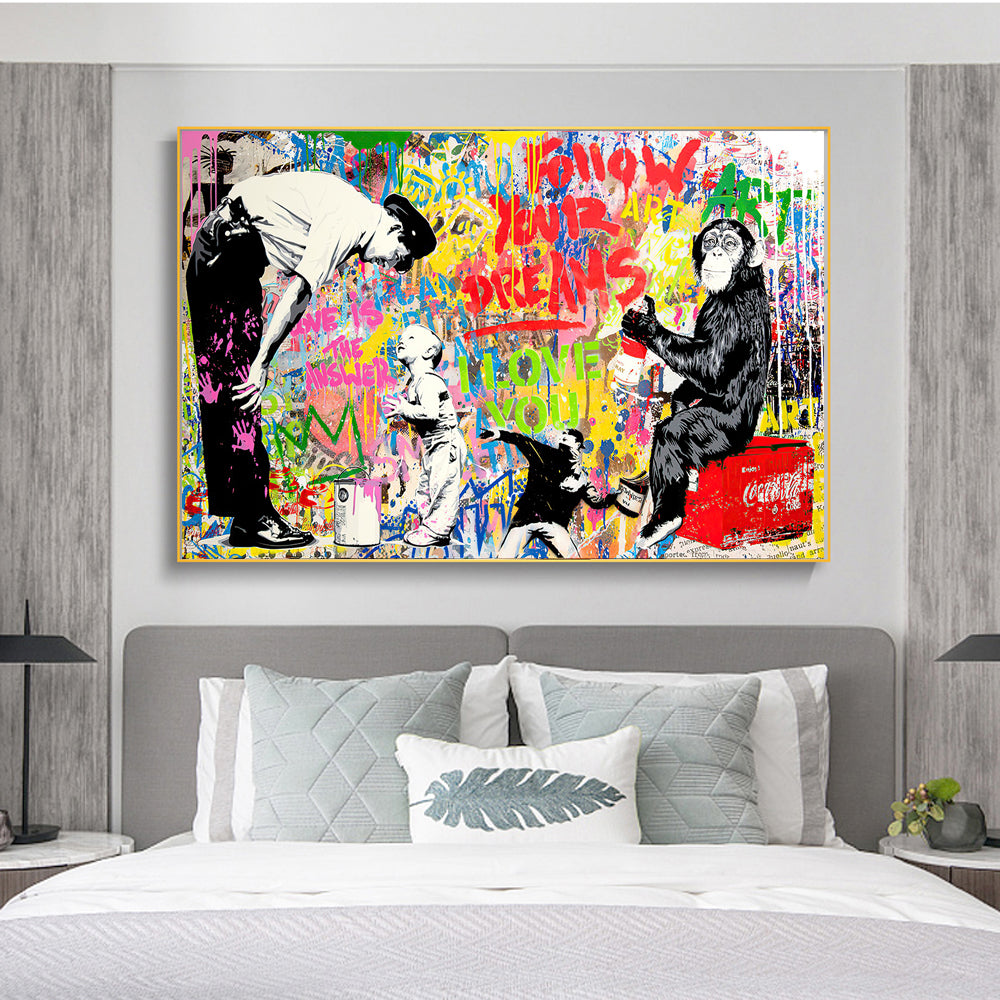 Quadro scimmia