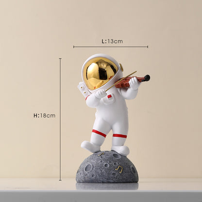 Figurina astronauta resina