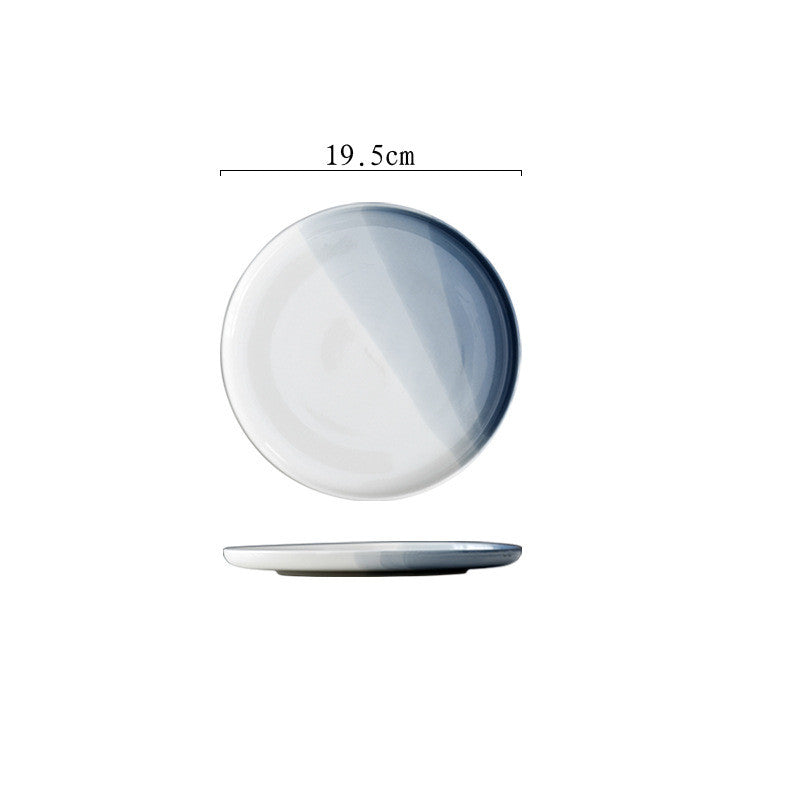 Piatto ceramica gradiente