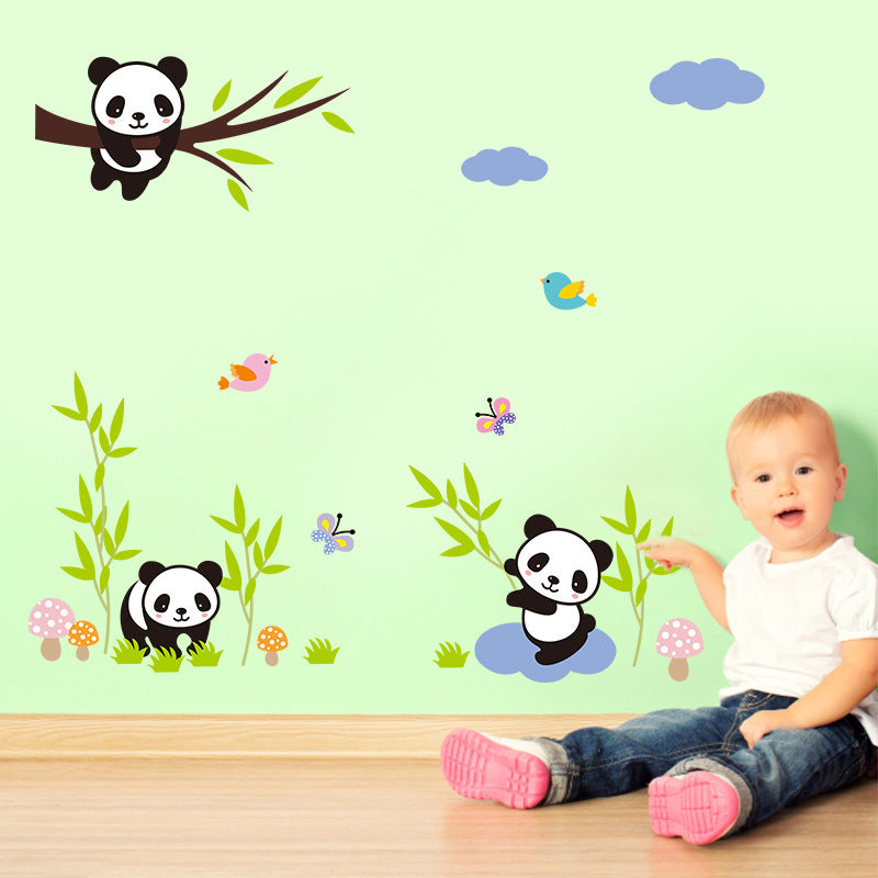 Adesivo murale panda
