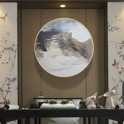 Quadro in MDF Montagne stile cinese