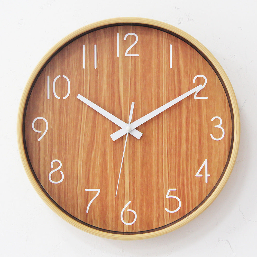 Orologio da parete Giallo minimale