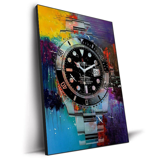 Tela Orologio Graffiti