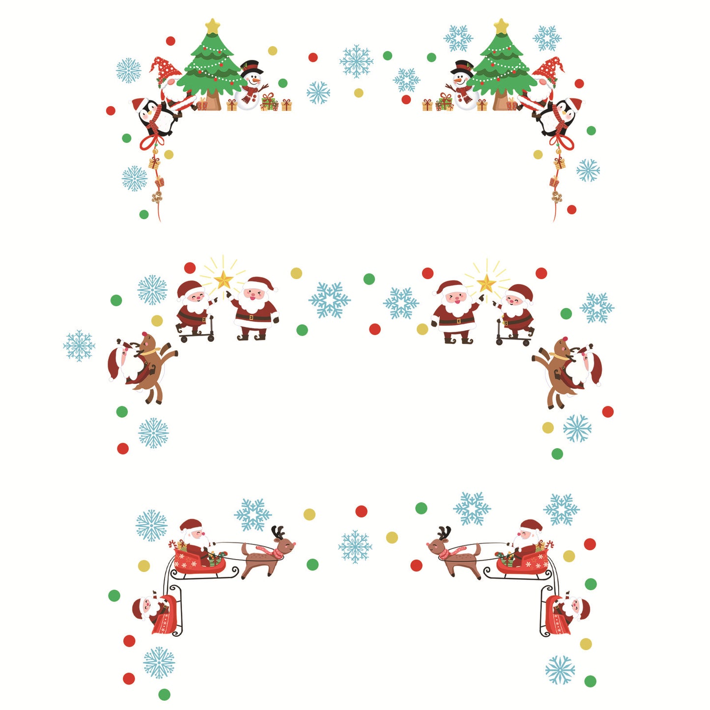 Adesivo Natale cartoon
