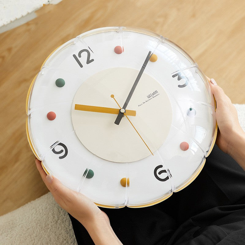 Orologio da parete Sagoma goccia rossa