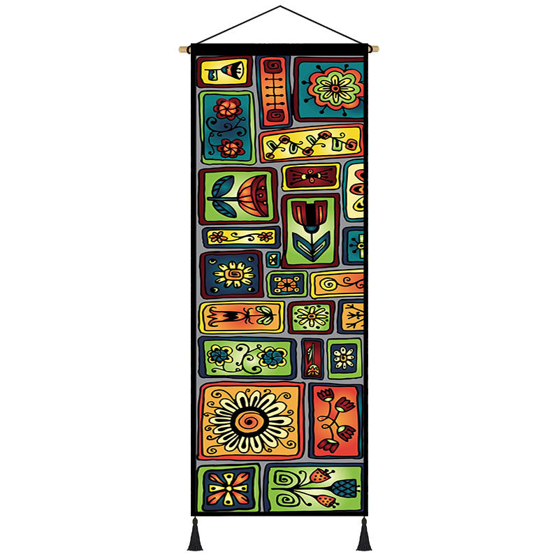 Quadro su tela Mandala indiani colorati