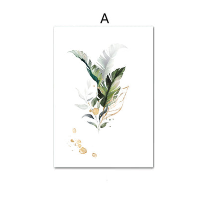 Quadro acquerello piante