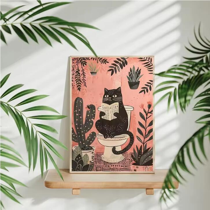 Poster gatto nero