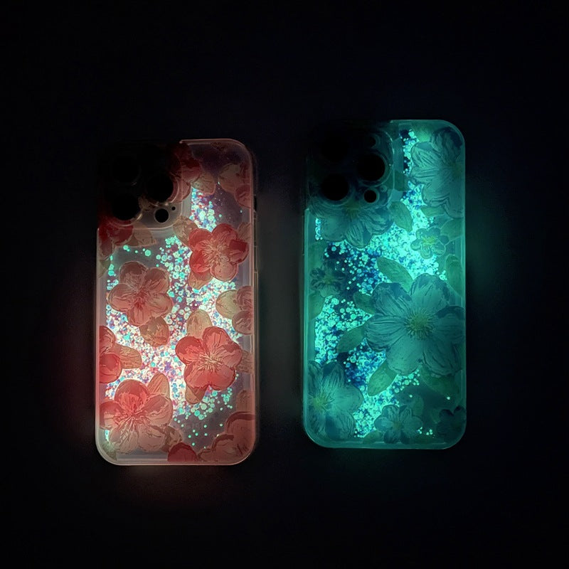 Custodia telefono sabbia brillante