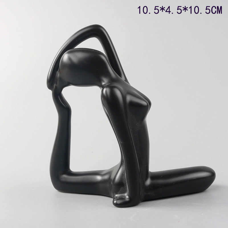 Scultura ragazza yoga