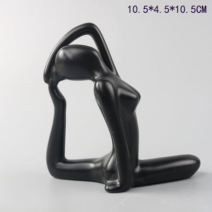 Scultura ragazza yoga