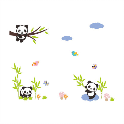 Adesivo murale panda