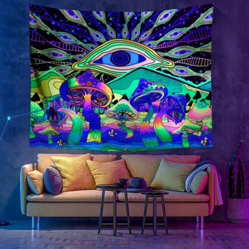 Ornamento mandala fluo