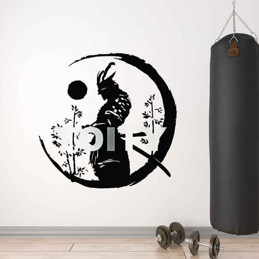 Adesivo murale Samurai