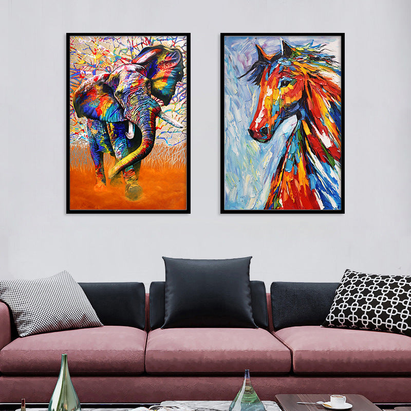 Quadro decorativo - tema elefante