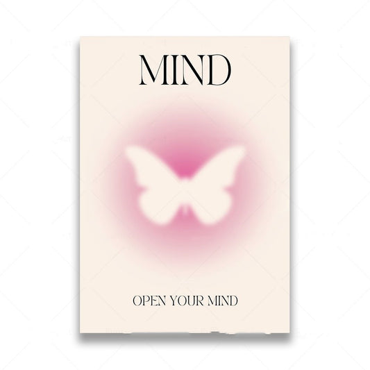 Quadro su tela Mind, body, soul sfumato