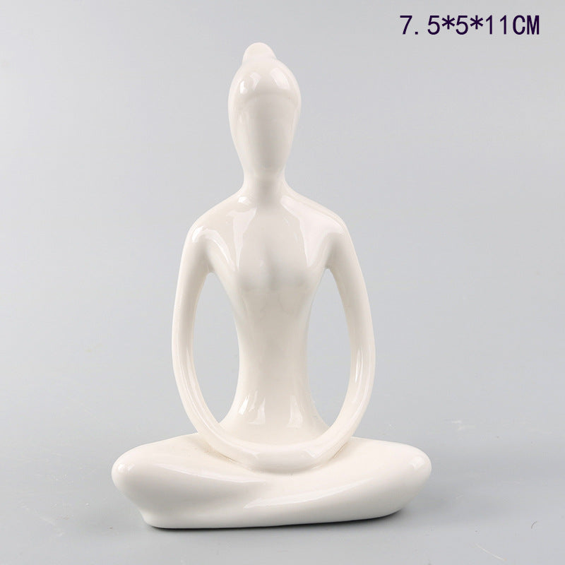 Scultura ragazza yoga