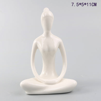 Scultura ragazza yoga