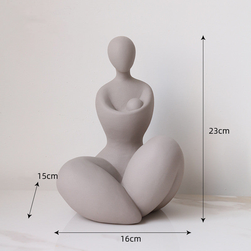 Statuetta stile minimalista